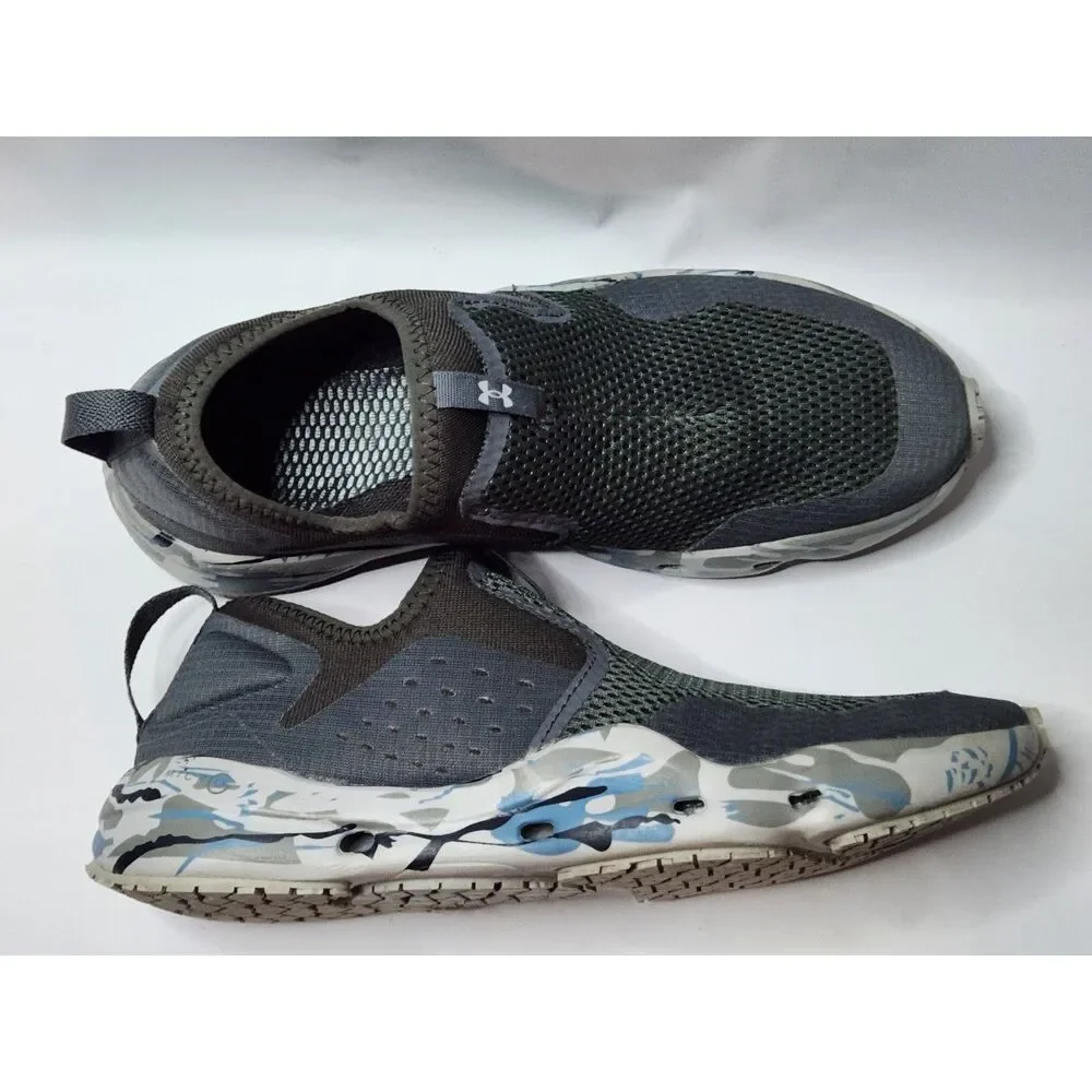 Under Armour Micro G Slip‑On Water Shoes Gray Camo Men’s 9